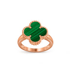 [LUXE JEWELRY]CLOVER RING ROSE GOLD COLLECTION