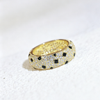 [LUXE JEWELRY] PANTHERE SPOTTED FULL DIAMOND RING