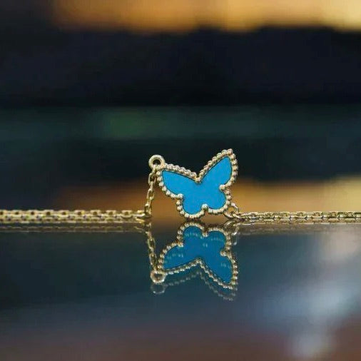 [LUXE JEWELRY]BUTTERFLY TURQUOISE BUTTERFLY BRACELET
