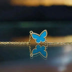 [LUXE JEWELRY]BUTTERFLY TURQUOISE BUTTERFLY BRACELET