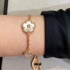 [LUXE JEWELRY]LUCKY SPRING 5 MOTIF BRACELET