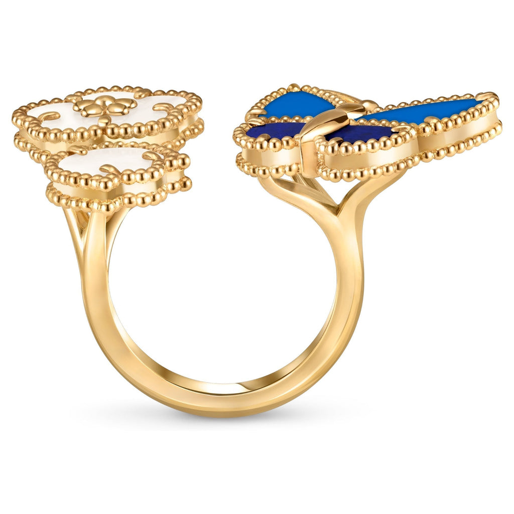 [LUXE JEWELRY] LUCKY SPRING BUTTERFLY OPEN-FACE RINGS