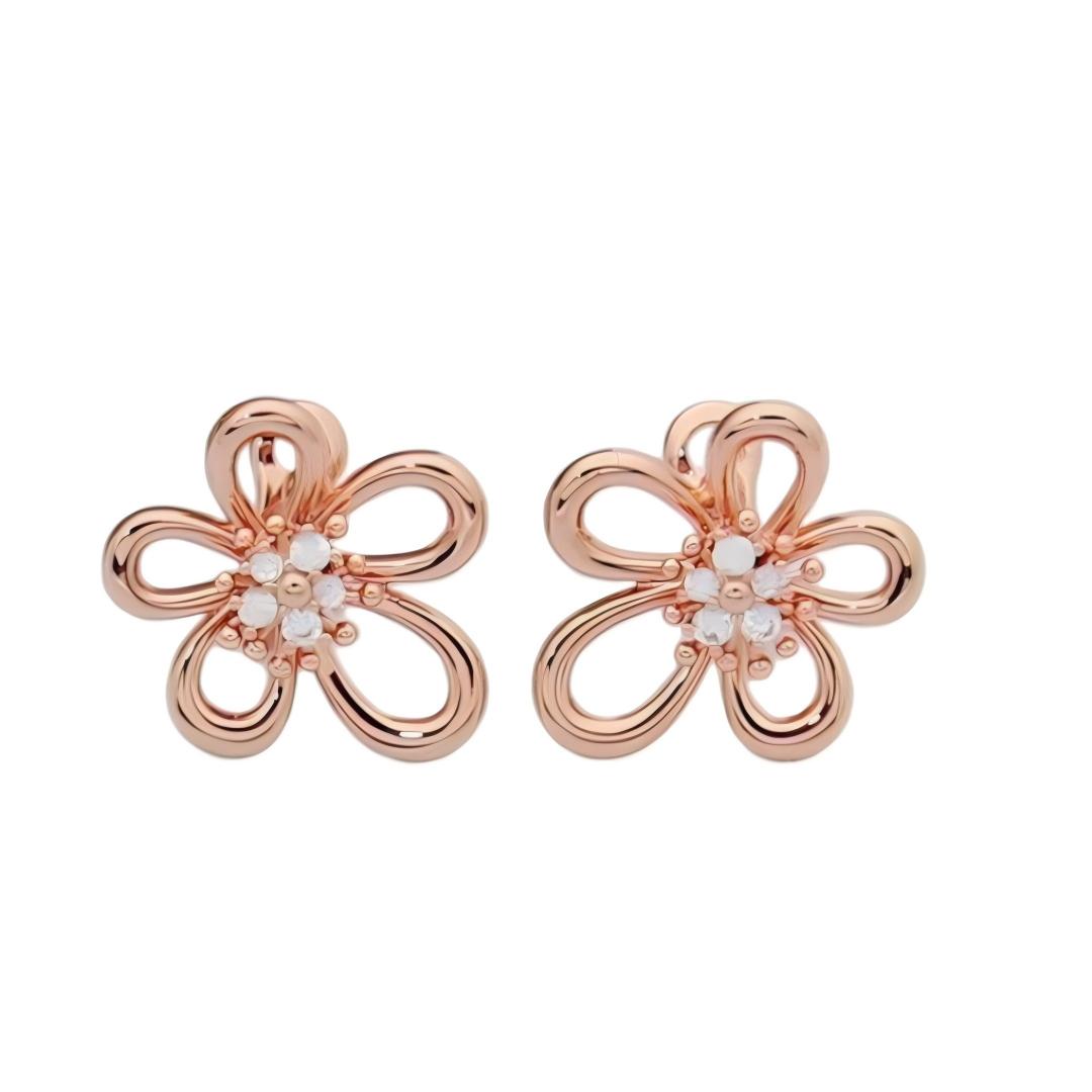 [LUXE JEWELRY] Flowerlace Earring Diamond 5 stones