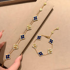 [LUXE JEWELRY] OPERA 5 MOTIFS TULLE ENAMEL BRACELET