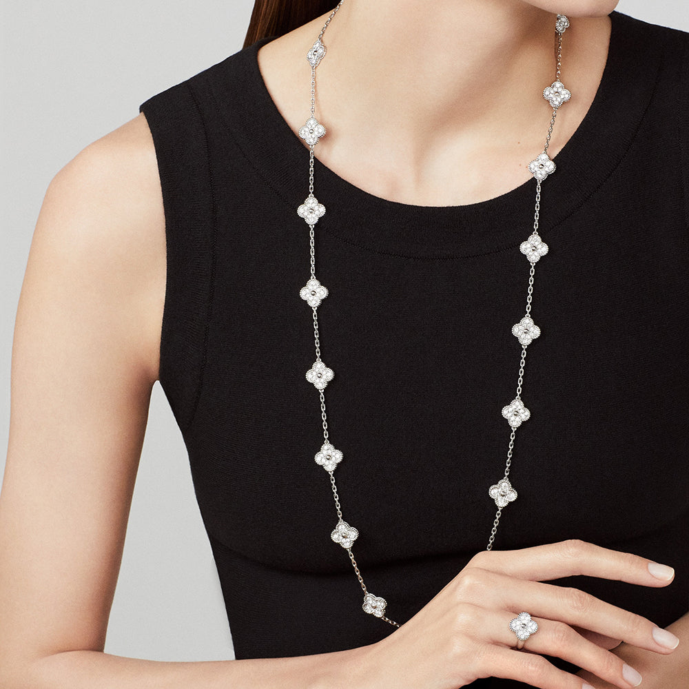 [LUXE JEWELRY]CLOVER 20 MOTIFS  LASER SILVER
