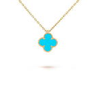 [LUXE JEWELRY]CLOVER MINI 9.5MM CARNELIANS NECKLACE COLLECTION
