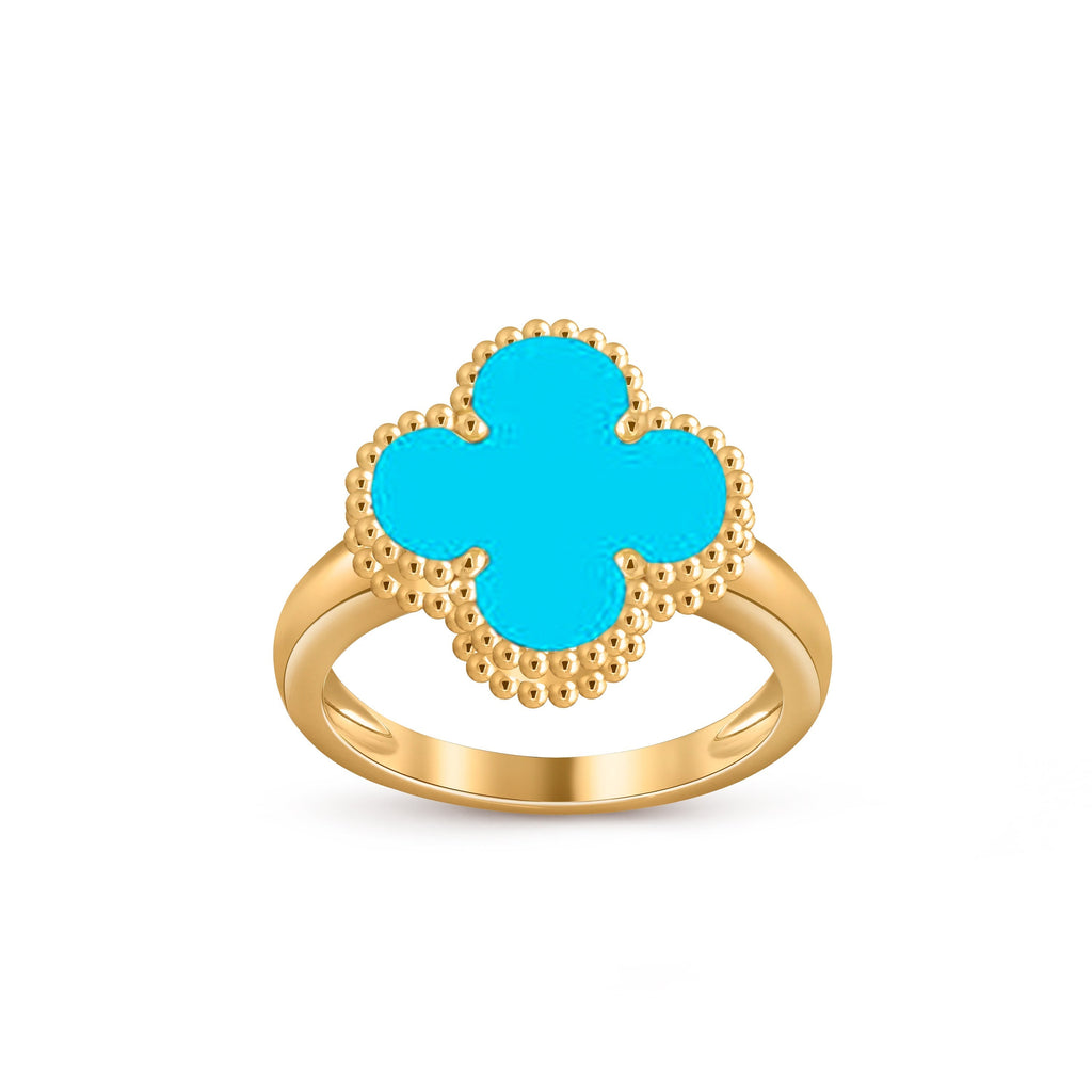 [LUXE JEWELRY]CLOVER RING GOLD COLLECTION