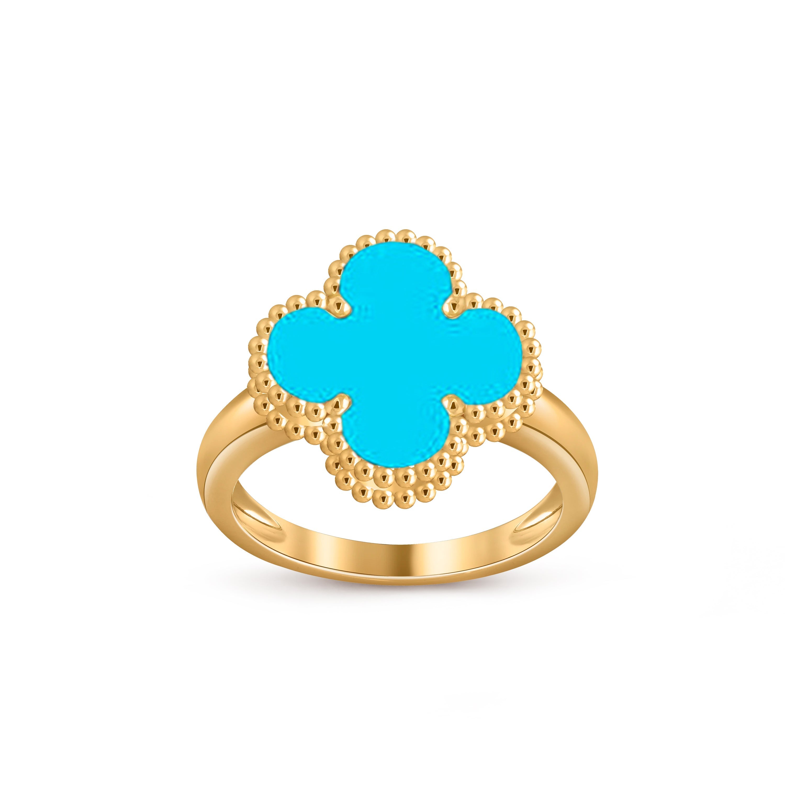 [LUXE JEWELRY]CLOVER RING GOLD COLLECTION