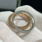 [LUXE JEWELRY]PERLEE DIAMOND ROSE GOLD RING