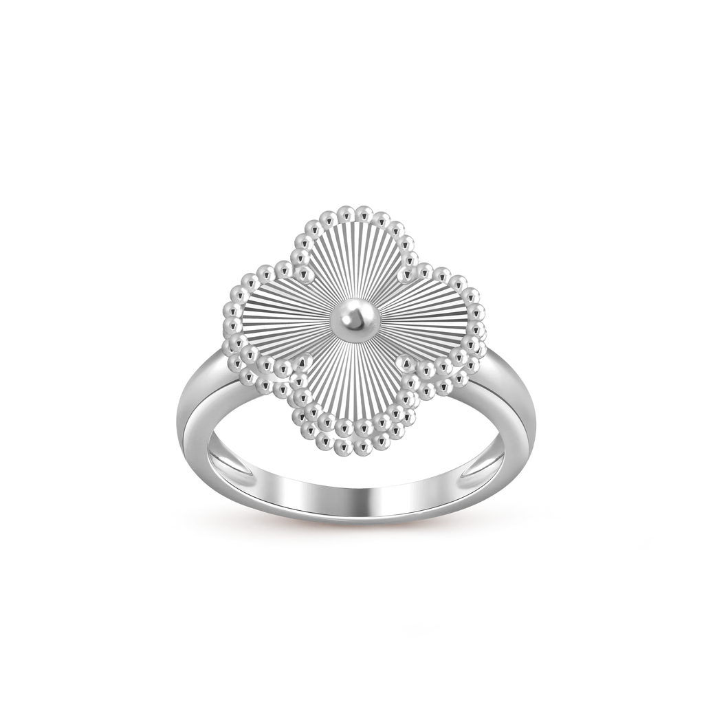 [LUXE JEWELRY]CLOVER SILVER RING COLLECTION