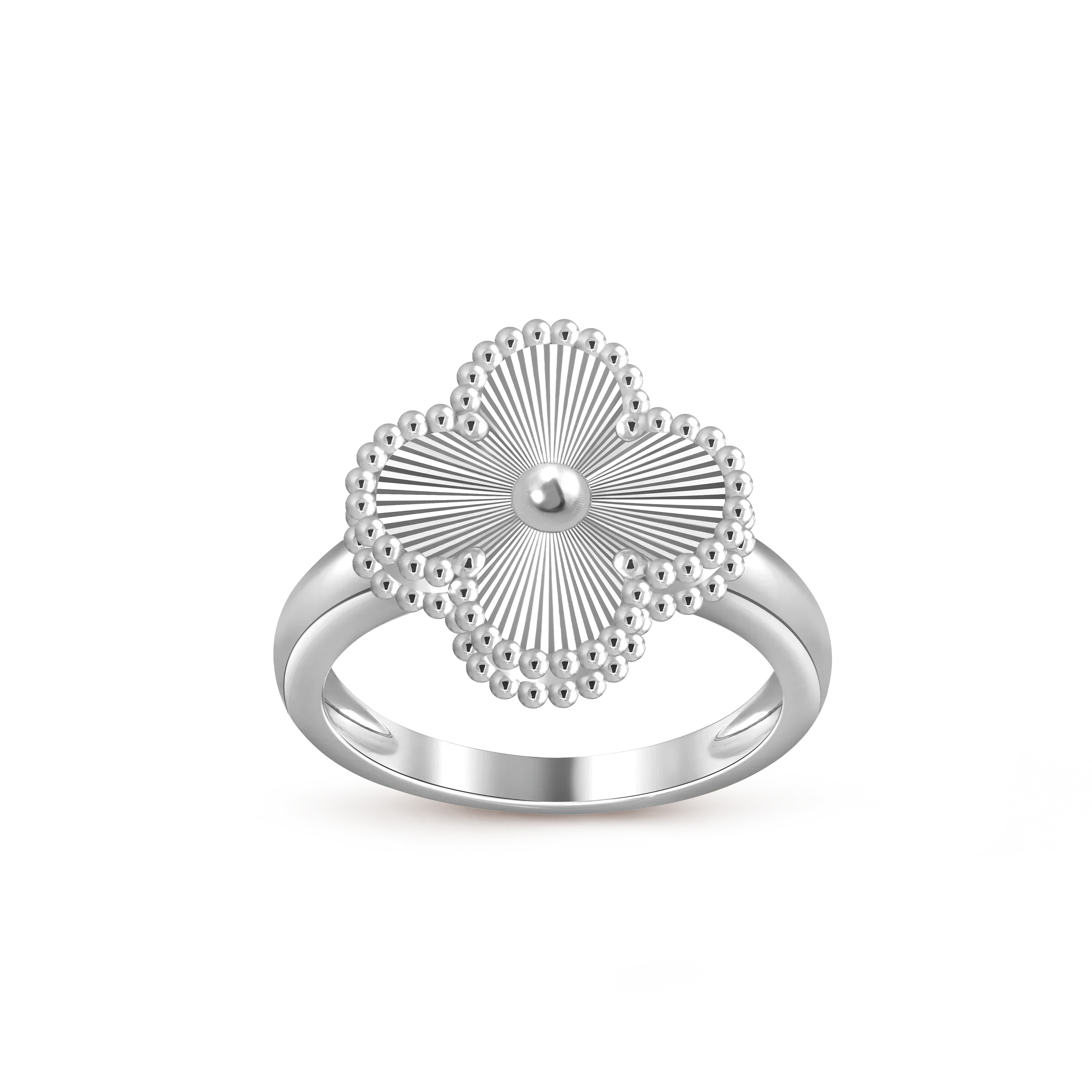 [LUXE JEWELRY]CLOVER SILVER RING COLLECTION