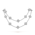 [LUXE JEWELRY]CLOVER 20 MOTIFS DIAMOND SILVER
