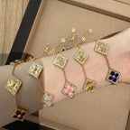 [LUXE JEWELRY] OPERA 5 MOTIFS TULLE ENAMEL BRACELET