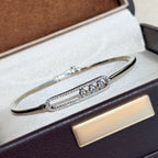 [Luxe Jewellery] Move Pavé Diamond Bangle Bracelet M