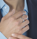 [LUXE JEWELRY]ALLIANCE LIENS VIDENCE 4MM RING