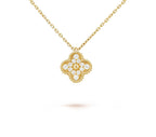 [LUXE JEWELRY]CLOVER MINI 9.5MM CARNELIANS NECKLACE COLLECTION