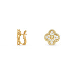 [Luxe]CLOVER 15MM MOP EARRINGS COLLECTION