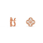 [LUXE JEWELRY]CLOVER 15MM MOP EARRINGS COLLECTION