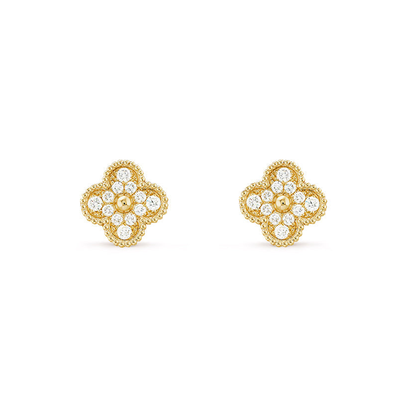 [LUXE JEWELRY]CLOVER  9.5MM EARRINGS COLLECTION