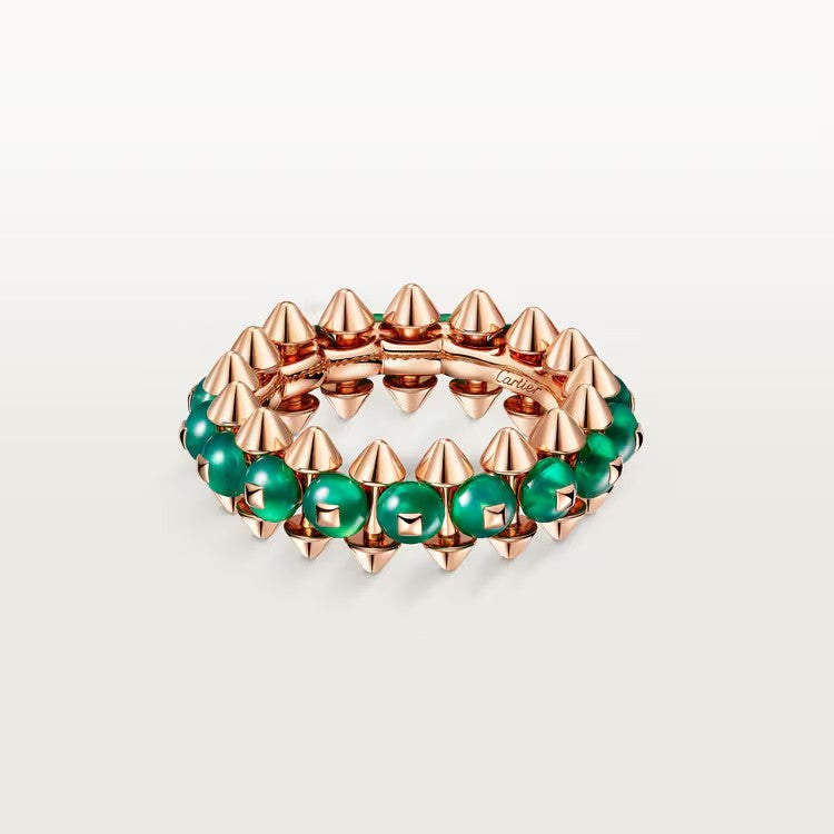 [LUXE JEWELRY] CLASH 7.9MM AGATE CHALCEDONY RING