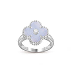 [LUXE JEWELRY]CLOVER SILVER DIOMND RING COLLECTION