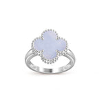 [LUXE JEWELRY]CLOVER SILVER RING COLLECTION