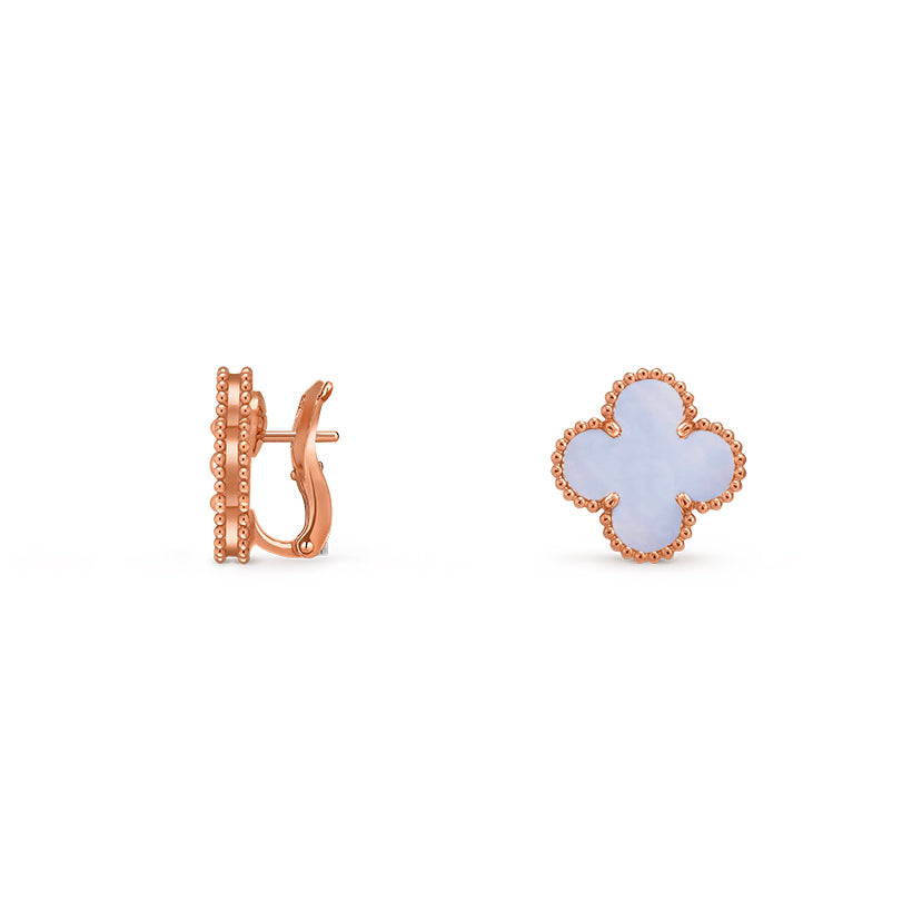 [LUXE JEWELRY]CLOVER 15MM MOP EARRINGS COLLECTION