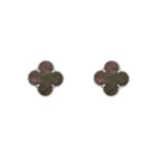 [LUXE JEWELRY]CLOVER SILVER 15MM EARRINGS COLLECTION