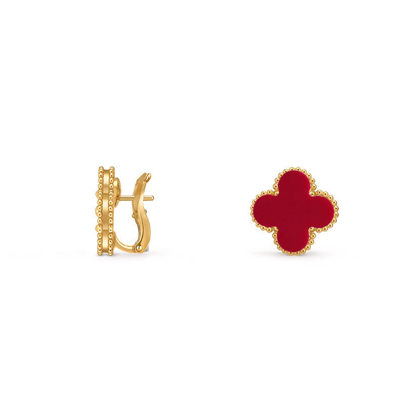 [LUXE JEWELRY]CLOVER 15MM MOP EARRINGS COLLECTION