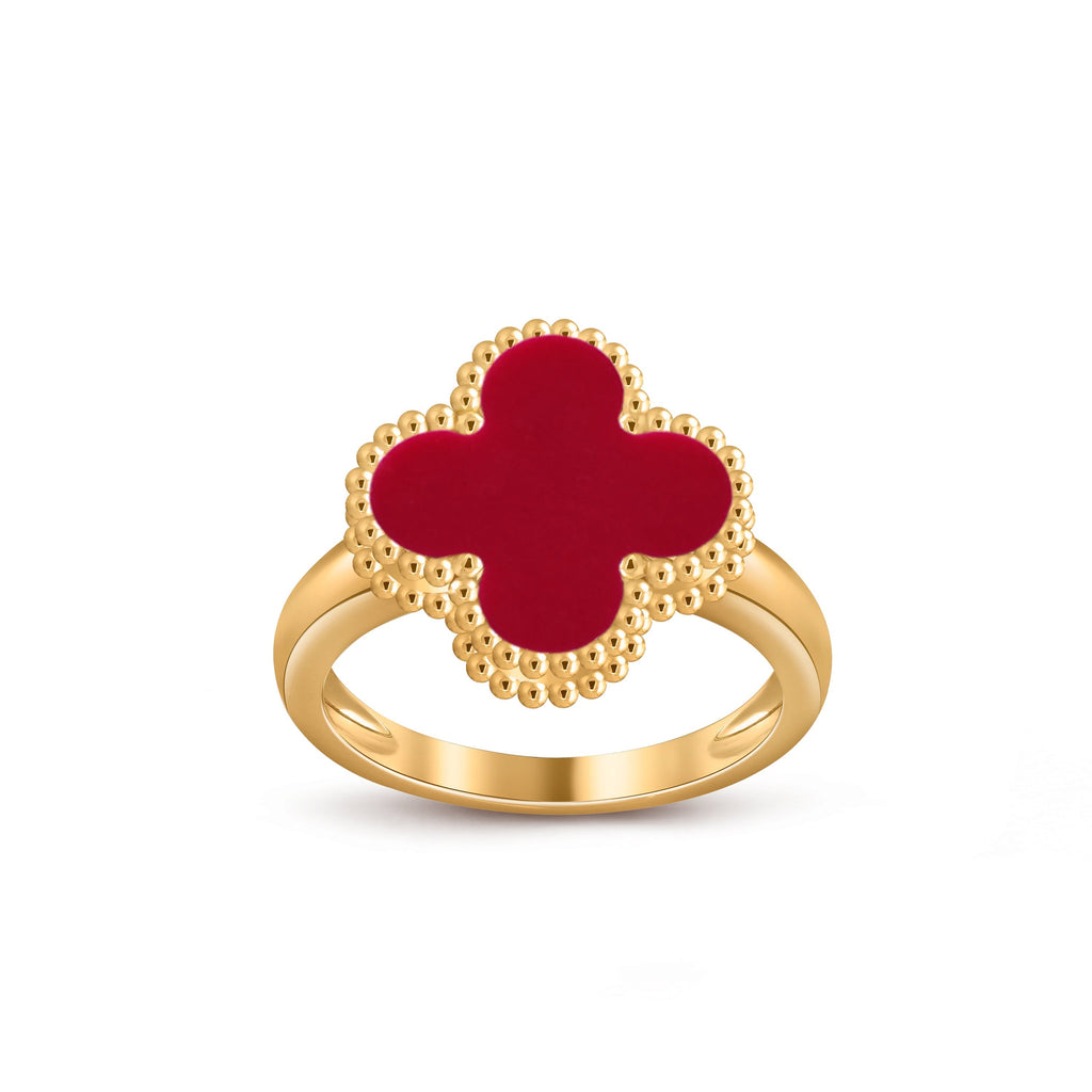[LUXE JEWELRY]CLOVER RING GOLD COLLECTION