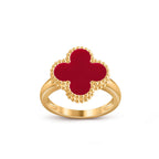 [LUXE JEWELRY]CLOVER RING GOLD COLLECTION