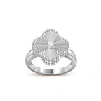 [LUXE JEWELRY]CLOVER SILVER DIOMND RING COLLECTION