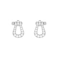 [LUXE JEWELRY]FORCE 10 FULL DIAMOND STUD EARRINGS MINI MODEL