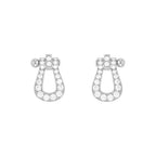 [LUXE JEWELRY]FORCE 10 FULL DIAMOND STUD EARRINGS MINI MODEL