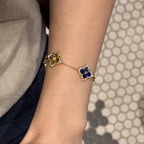 [LUXE JEWELRY] OPERA 5 MOTIFS TULLE ENAMEL BRACELET