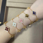 [LUXE JEWELRY] OPERA 5 MOTIFS TULLE ENAMEL BRACELET