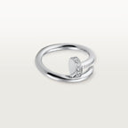[LUXE JEWELRY] JUSTE RING 2.6MM HALF DIAMOND