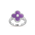 [LUXE JEWELRY]CLOVER SILVER DIOMND RING COLLECTION