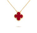 [LUXE JEWELRY]CLOVER 15MM SINGLE FLOWER NECKLACE COLLECTION