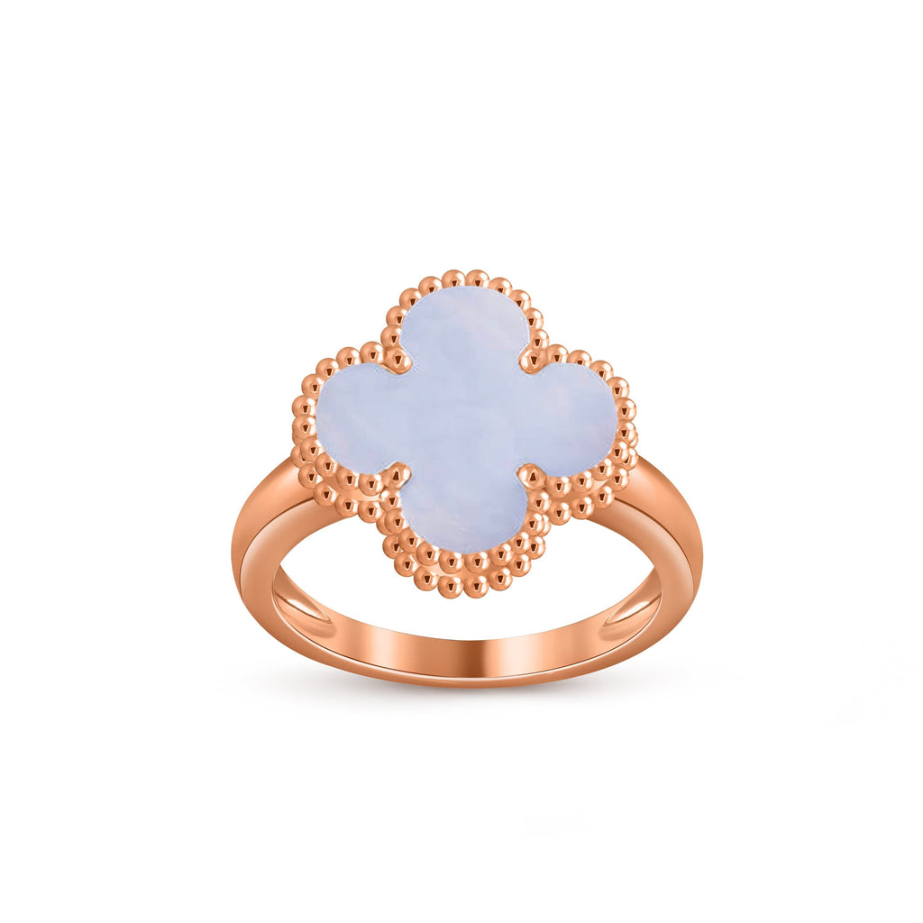 [LUXE JEWELRY]CLOVER RING ROSE GOLD COLLECTION