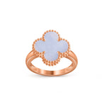[LUXE JEWELRY]CLOVER RING ROSE GOLD COLLECTION