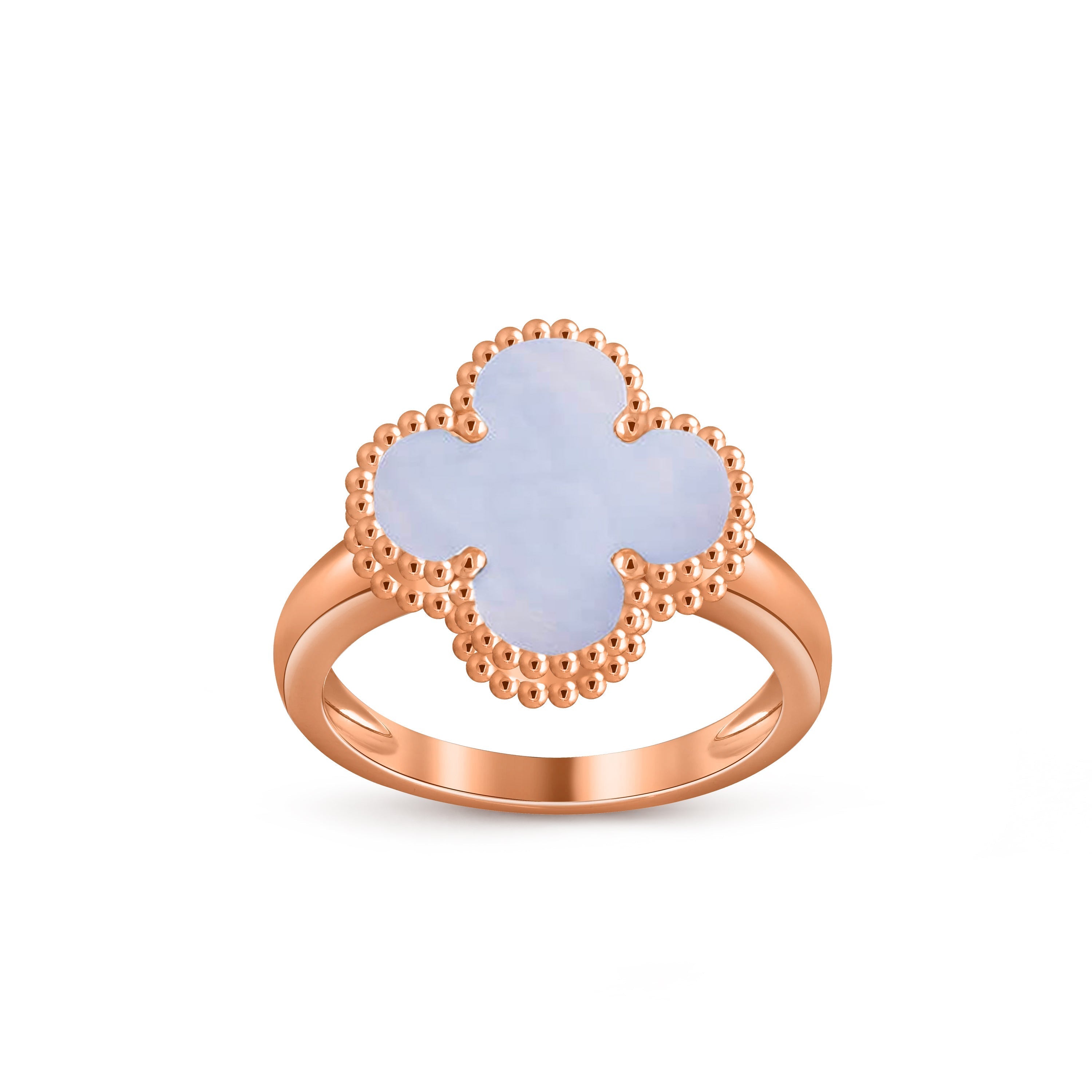 [LUXE JEWELRY]CLOVER RING ROSE GOLD COLLECTION