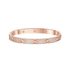 [LUXE JEWELRY] LOVE BRACELET 6.1MM DIAMOND-PAVED 10 BIG DIAMONDS
