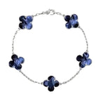 [LUXE JEWELRY]CLOVER 5 MOTIF PIETERSITE BRACELET COLLECTION