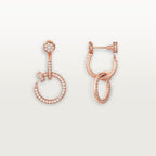 [LUXE JEWELRY] JUSTE FULL DIAMOND DOUBLE EARRINGS