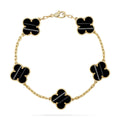 [Luxe] CLOVER 5 MOTIF PULSAR STONE BRACELET COLLECTION