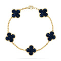 [LUXE JEWELRY]CLOVER 5 MOTIF PIETERSITE BRACELET COLLECTION