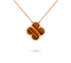 [LUXE JEWELRY]CLOVER 15MM SINGLE FLOWER NECKLACE COLLECTION