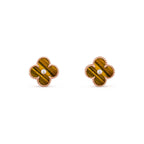 [LUXE JEWELRY]CLOVER  15MM DIAMOND EARRINGS COLLECTION