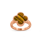 [LUXE JEWELRY]CLOVER RING ROSE GOLD COLLECTION